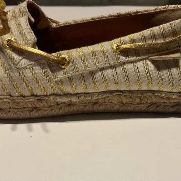 Sperry Women’s Top Sider Metallic Boat Katama Espadrilles Size 10 - Picture 9 of 9